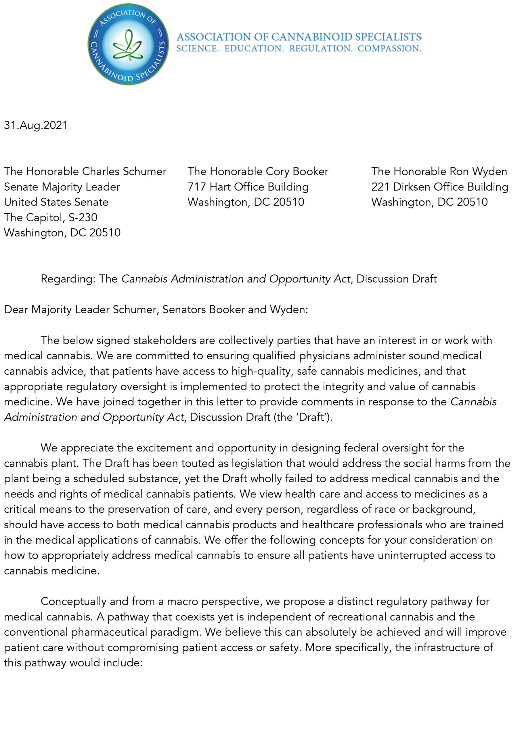 1 ACS response to CAOA FINAL scaled - ACS Response to Cannabis Administration and Opportunity Act